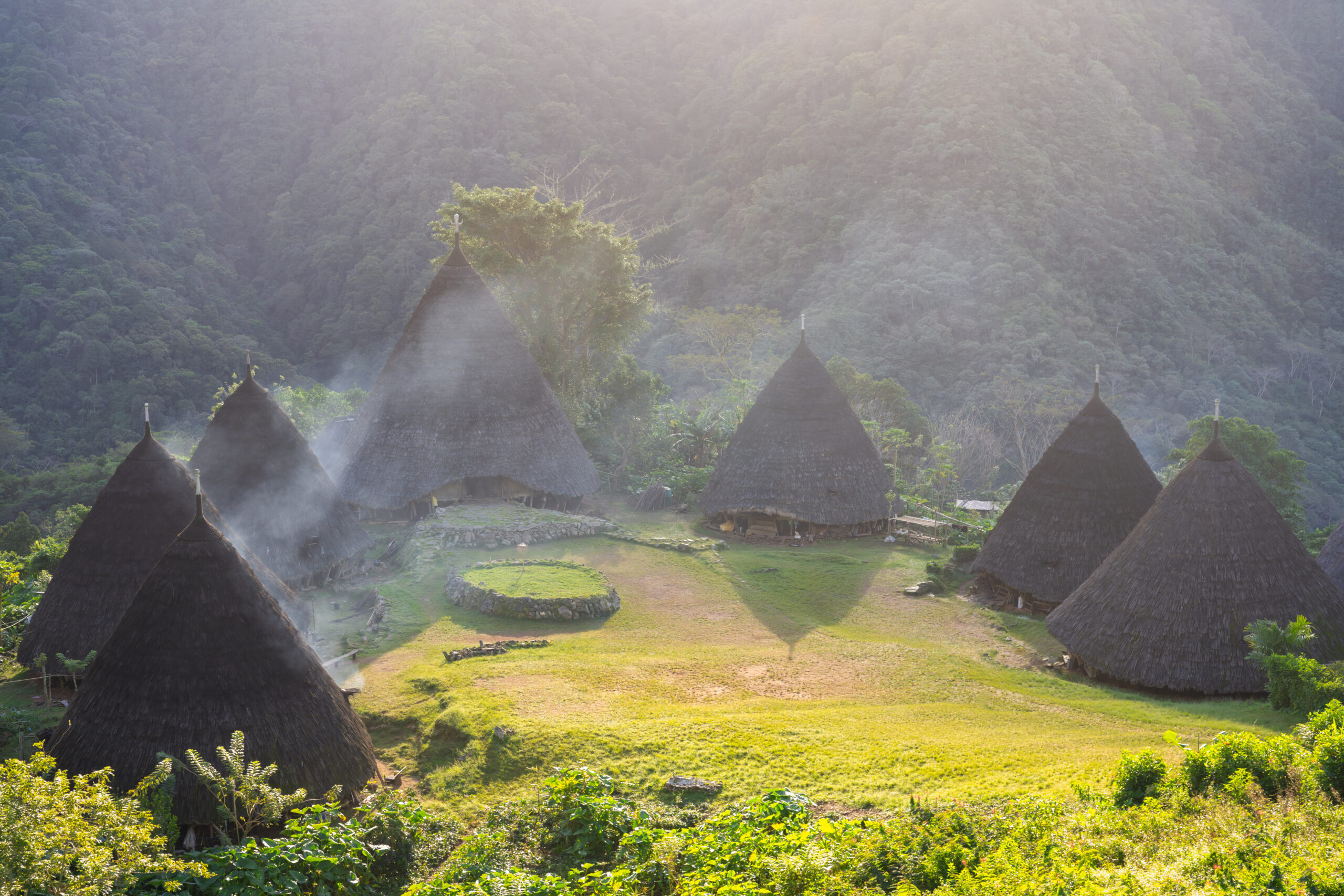 The Wae Rebo village in Indonesia's Flores Island.