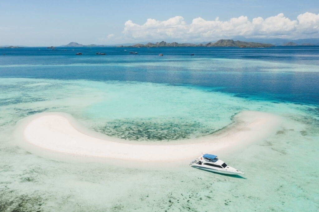 Aerial,View,Of,Taka,Makassar,Island,In,Komodo,National,Park,